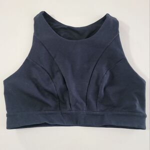 Core 10 Women's Black Sports Bra Crop Top